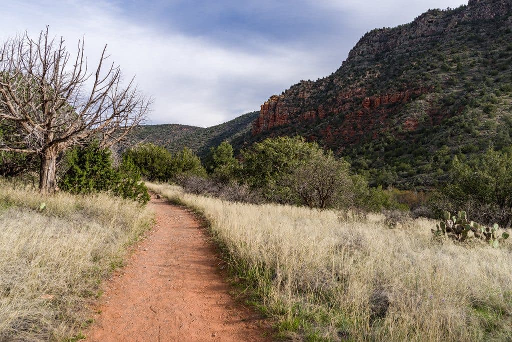 A footpath winding through open hillside country on one of ZorrexTour's scouting trips